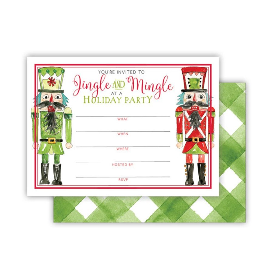 Seasonal Rosanne Beck | Jingle And Mingle Green Buffalo Check Flat Fill Ins