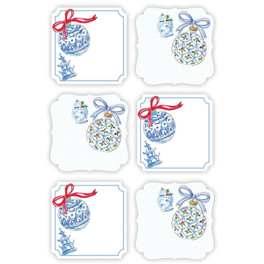 Seasonal Rosanne Beck | Chinoiserie Holiday Icons Die-Cut Sticker Sheet