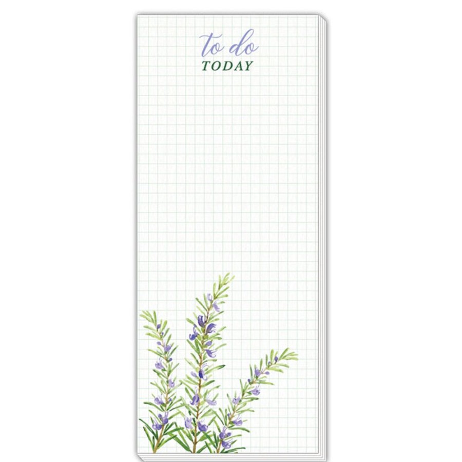 Notes & Pads Rosanne Beck | To Do Today Rosemary Skinny Notepad