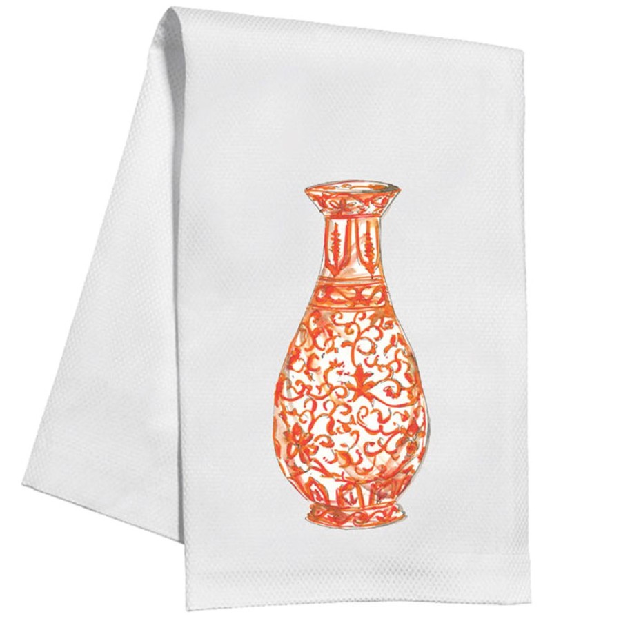 Home & Entertaining Rosanne Beck | Orange Urn Kitchen Towel