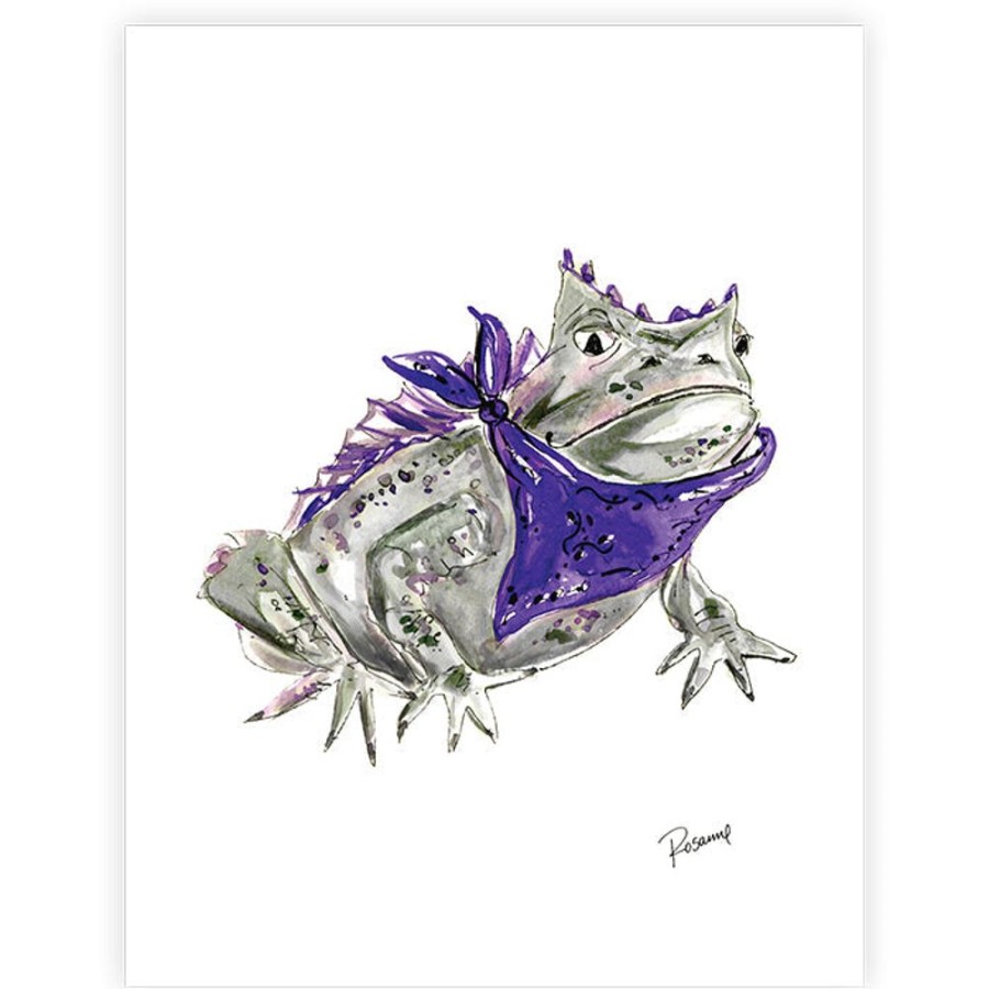 Seasonal Rosanne Beck | Horned Frog Art Print