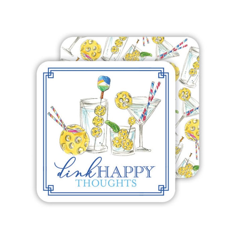 Home & Entertaining Rosanne Beck | Pickleball Cocktails Paper Coasters