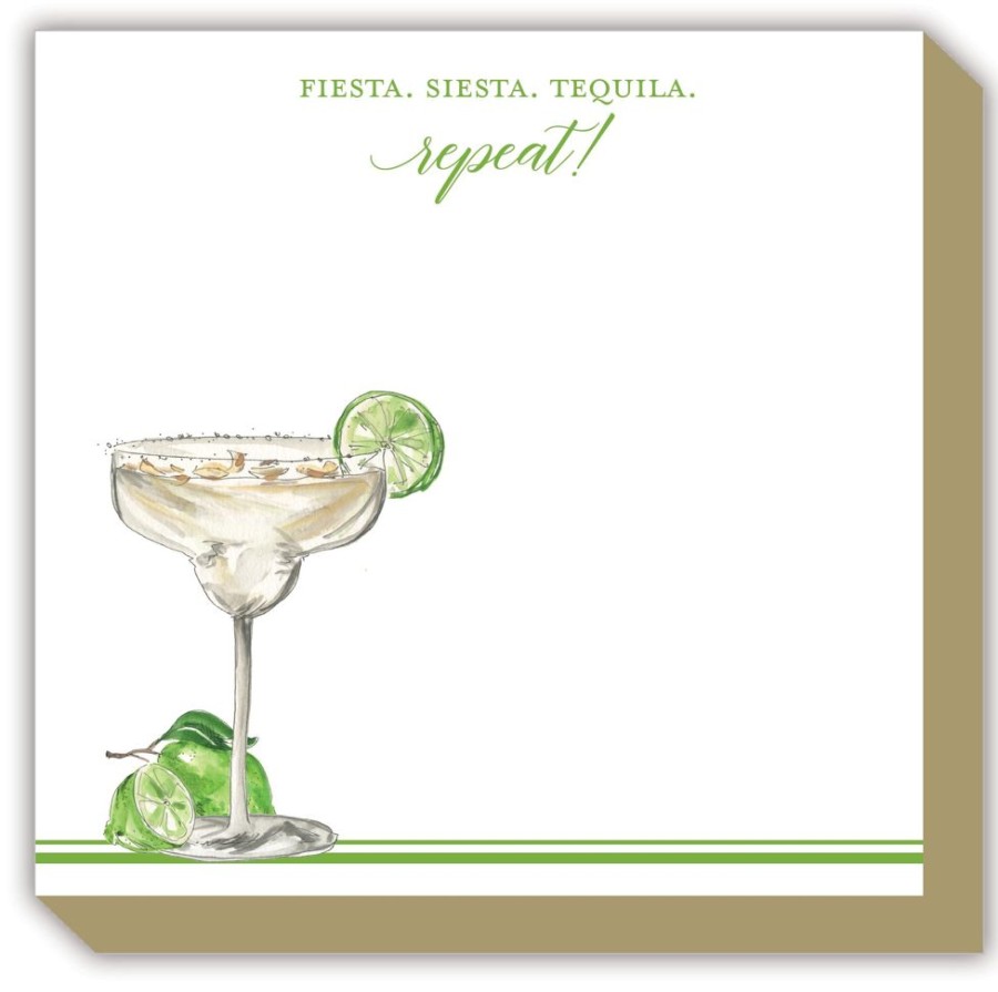 Notes & Pads Rosanne Beck | Fiesta. Siesta. Tequila. Repeat! Luxe Notepad