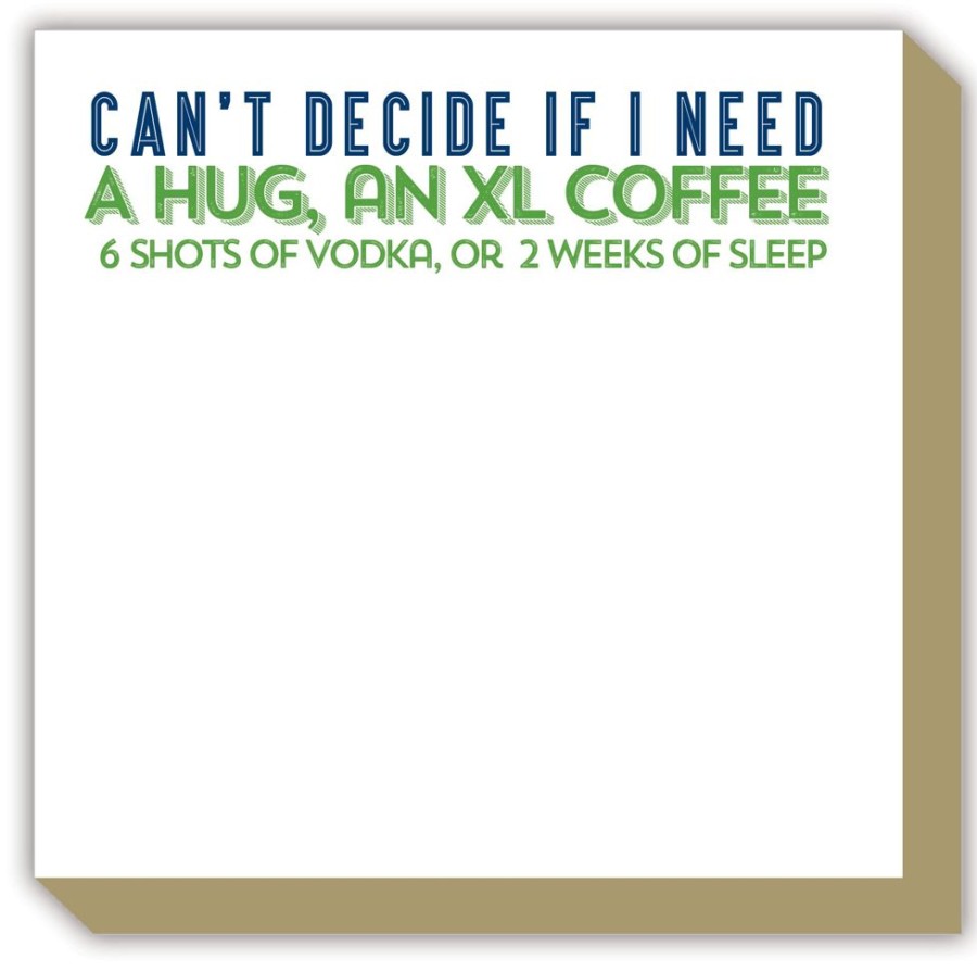 Notes & Pads Rosanne Beck | Can'T Decide If I Need A Hug Luxe Notepad