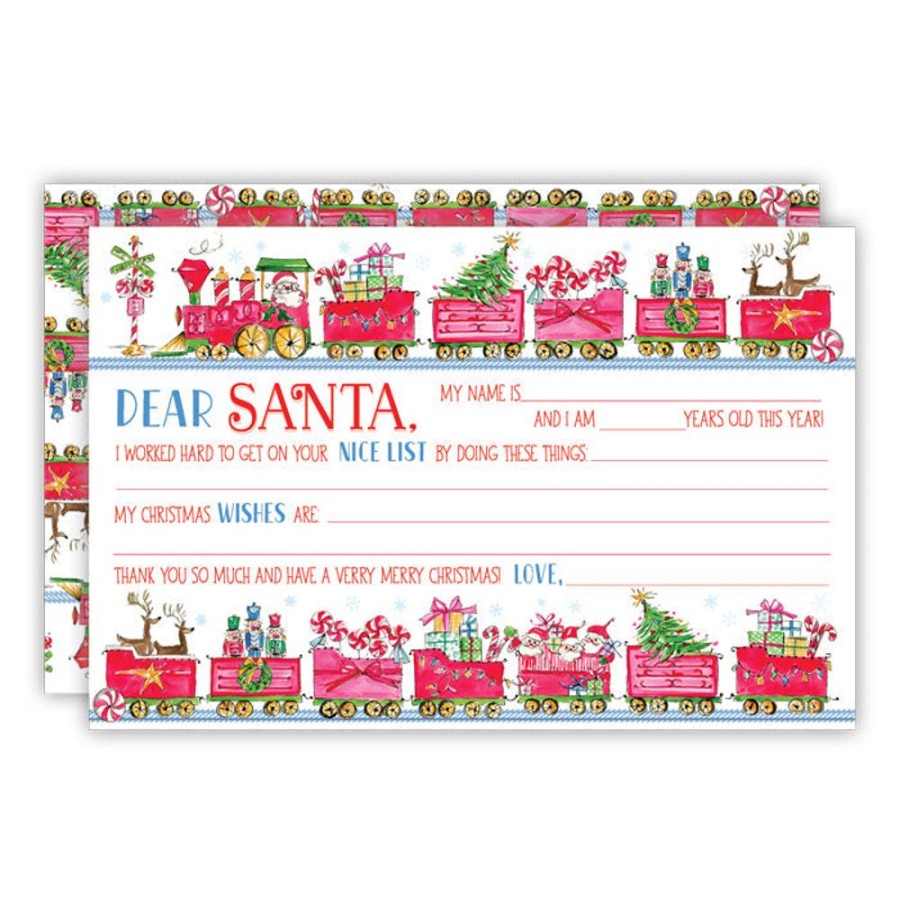 Seasonal Rosanne Beck | Santa Train Letter To Santa