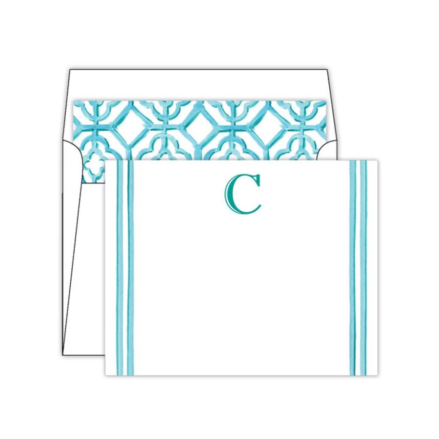 Monograms Rosanne Beck | Lattice Monogram C Social Set