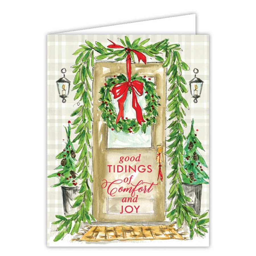 Seasonal Rosanne Beck | Good Tiding Of Comfort And Joy Greeting Card