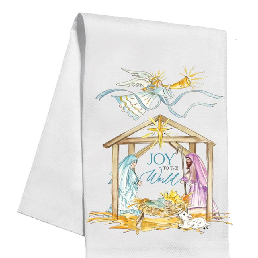 Seasonal Rosanne Beck | Nativity Scene Kitchen Towel