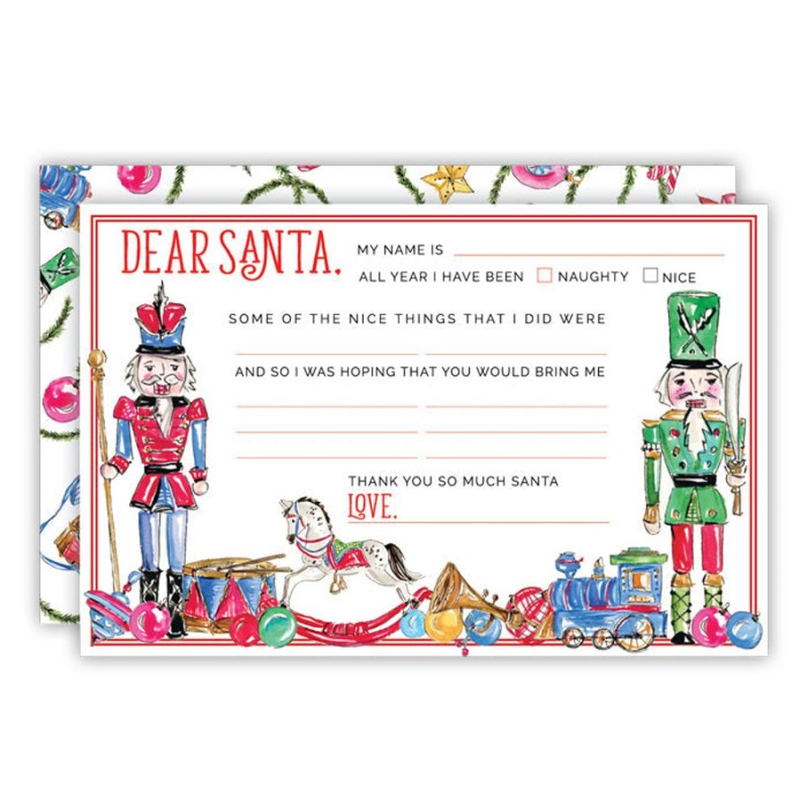 Seasonal Rosanne Beck | Traditional Nutcrackers Letter To Santa