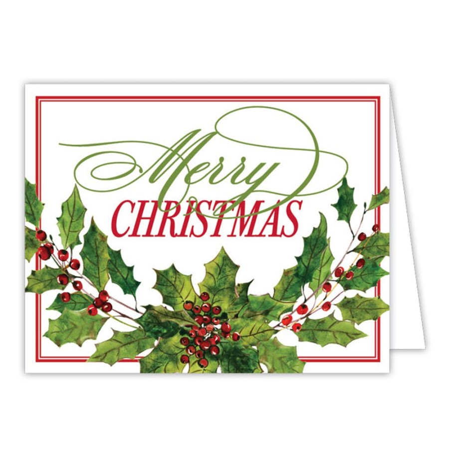 Seasonal Rosanne Beck | Merry Christmas Greeting Card