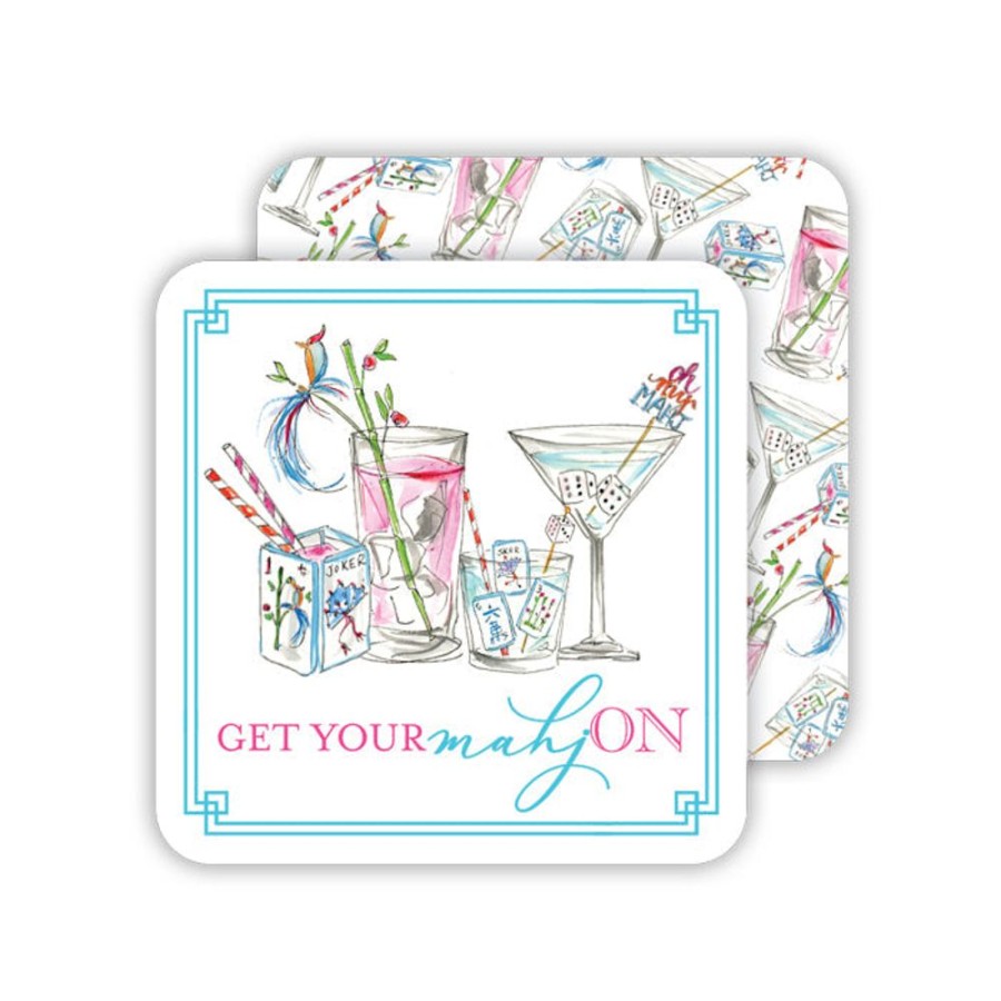 Home & Entertaining Rosanne Beck | Mahjong Cocktails Paper Coasters