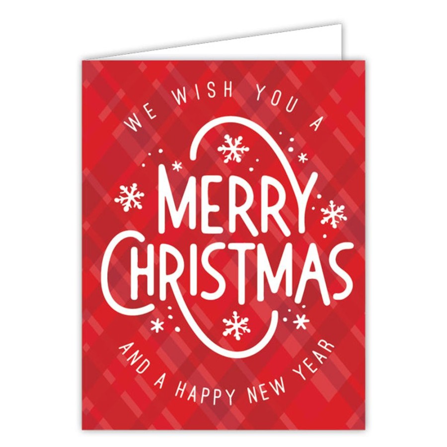 Seasonal Rosanne Beck | We Wish You A Merry Christmas Greeting Card