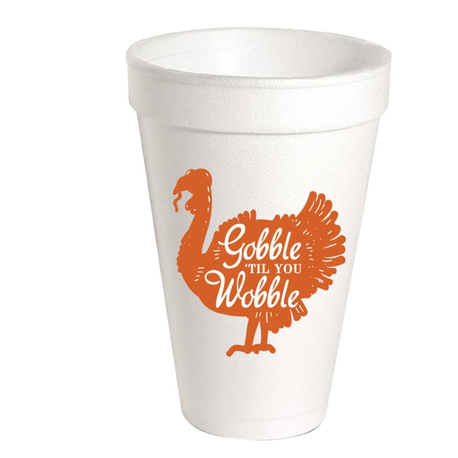 Invitations Rosanne Beck | Gobble 'Til You Wobble Styrofoam Cup