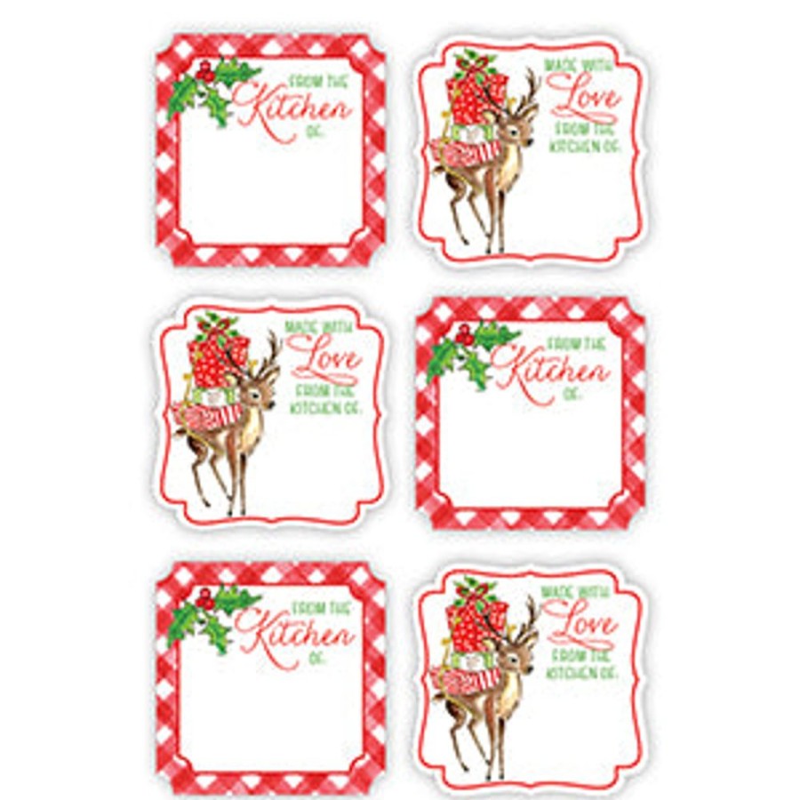 Seasonal Rosanne Beck | Baby Reindeer Kitchen Die-Cut Stickers