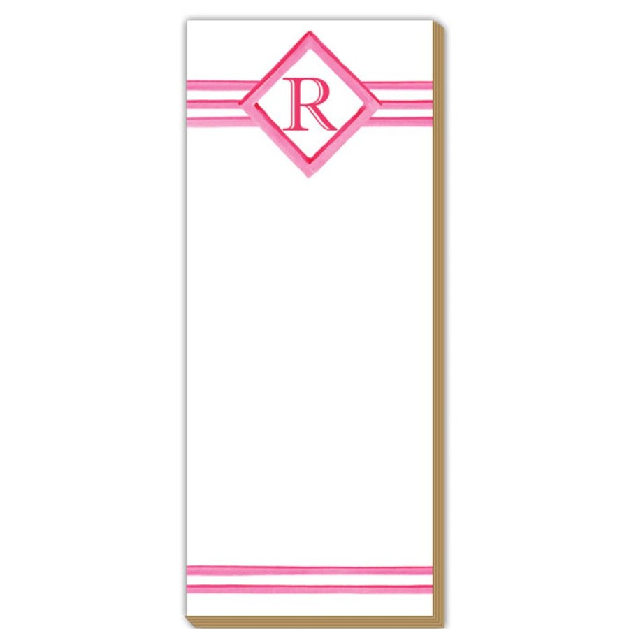 Monograms Rosanne Beck | Lattice Monogram R Luxe Skinny Pad