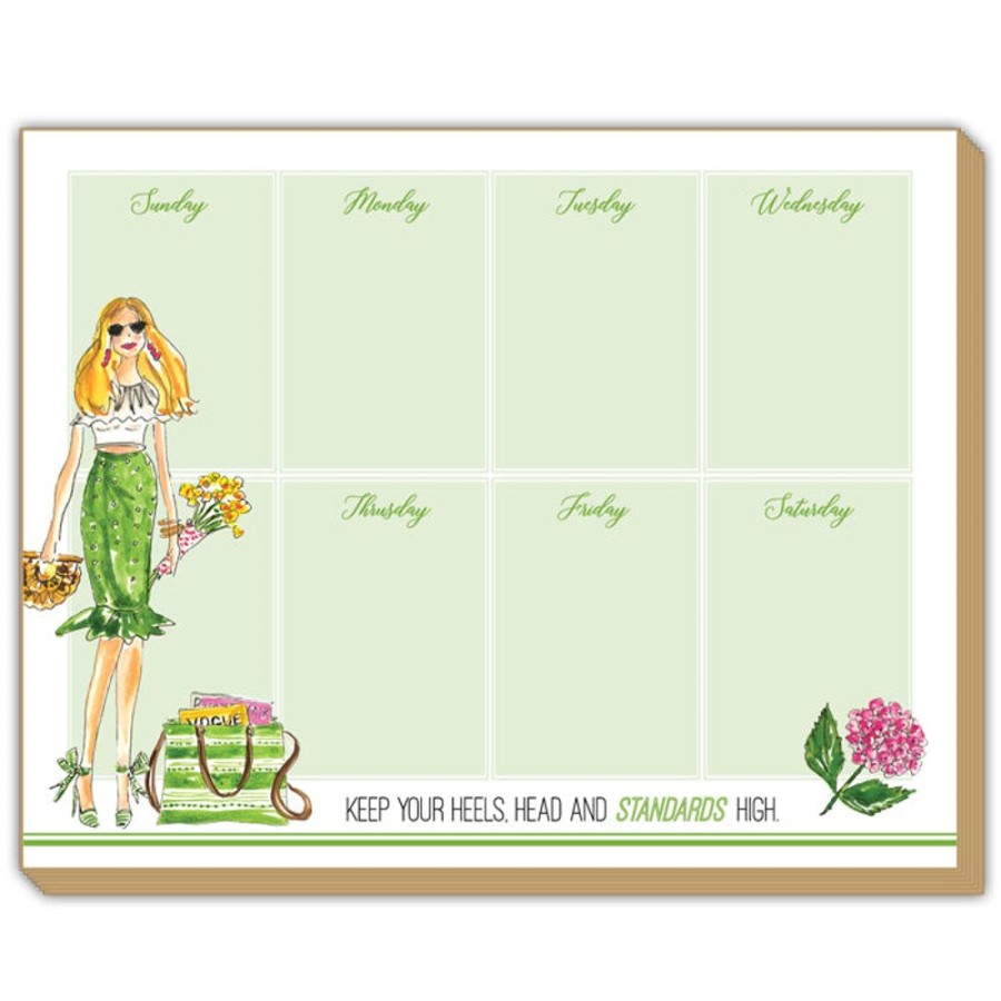 Notes & Pads Rosanne Beck | Keep Your Heels, Head And Standards High Luxe Planner