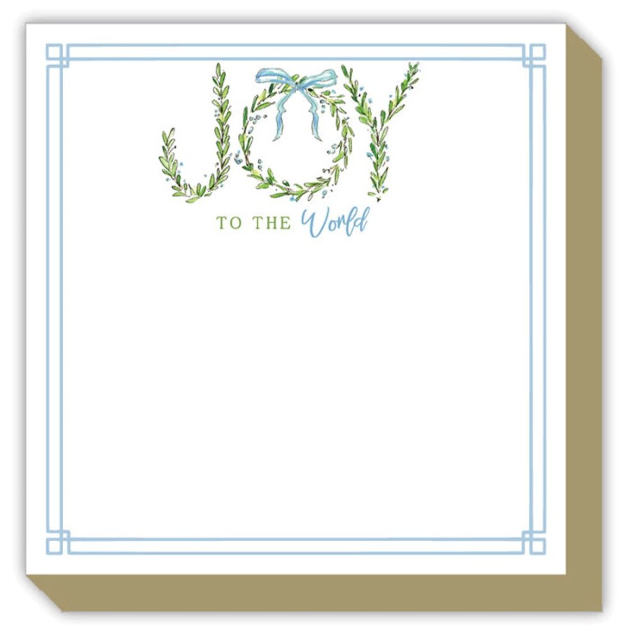 Seasonal Rosanne Beck | Joy To The World Luxe Notepad