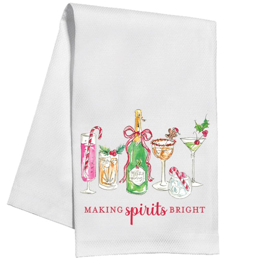 Home & Entertaining Rosanne Beck | Making Spirits Bright Holiday Cocktails Kitchen Towel