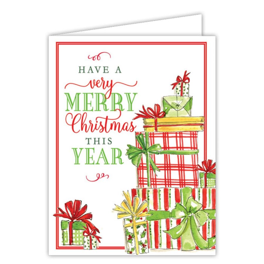 Seasonal Rosanne Beck | Have A Very Merry Christmas This Year Presents Greeting Card