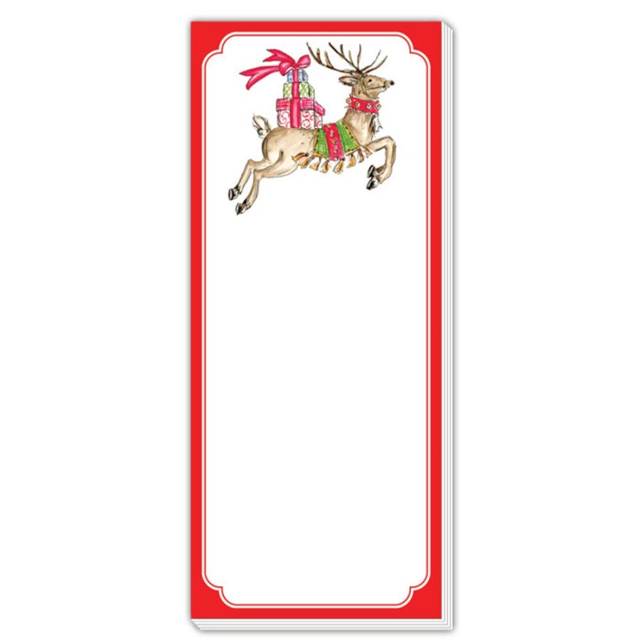 Seasonal Rosanne Beck | Reindeer Skinny Notepad