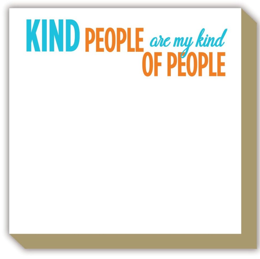 Notes & Pads Rosanne Beck | Kind People Are My Kind Of People Luxe Notepad