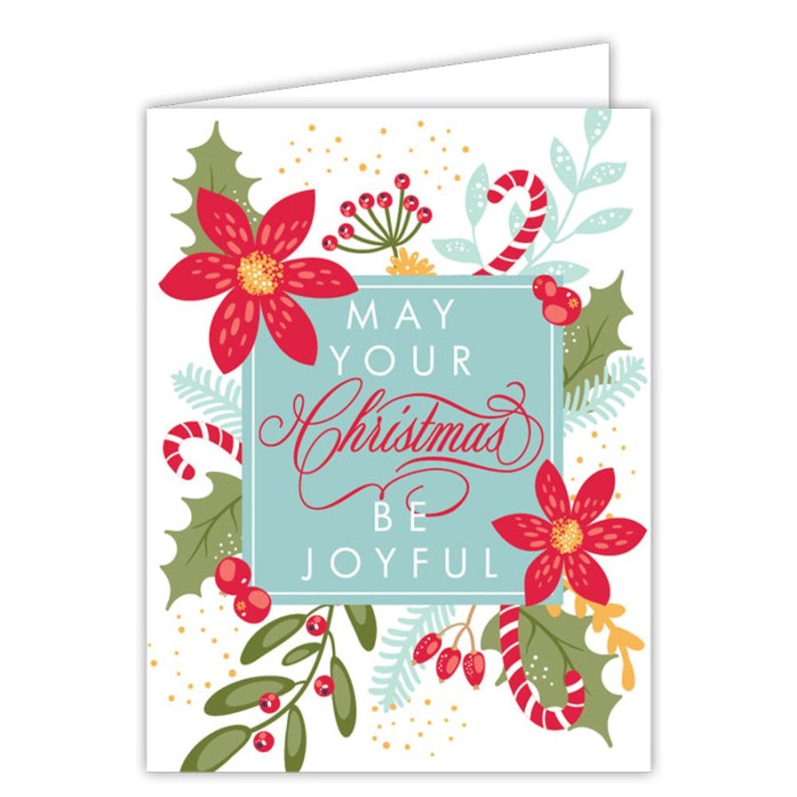 Seasonal Rosanne Beck | May Your Christmas Be Joyful Greeting Card