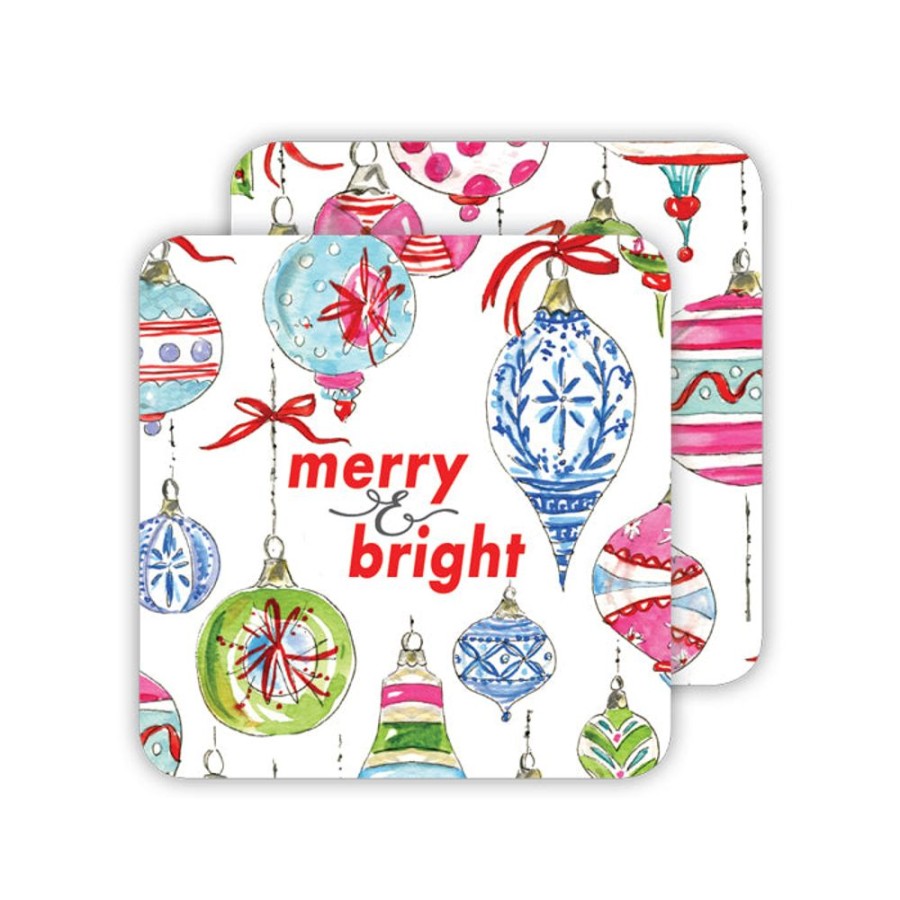 Seasonal Rosanne Beck | Mery And Bright Paper Coasters