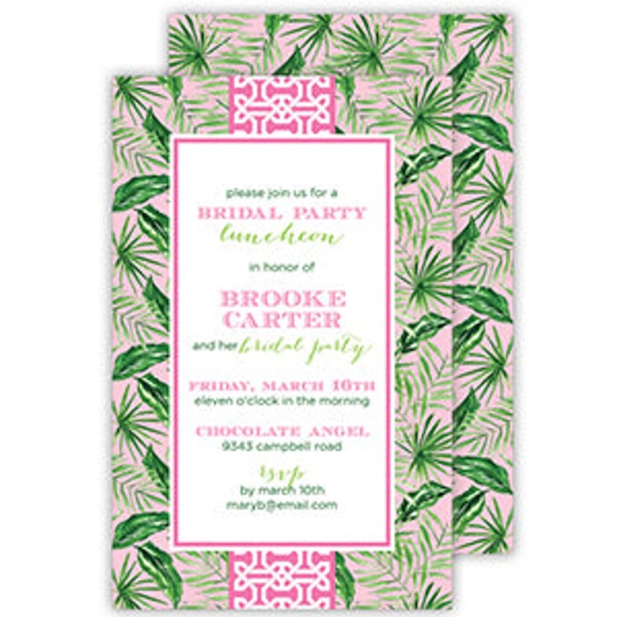 Invitations Rosanne Beck | Palm Leaves Large Flat Invitation