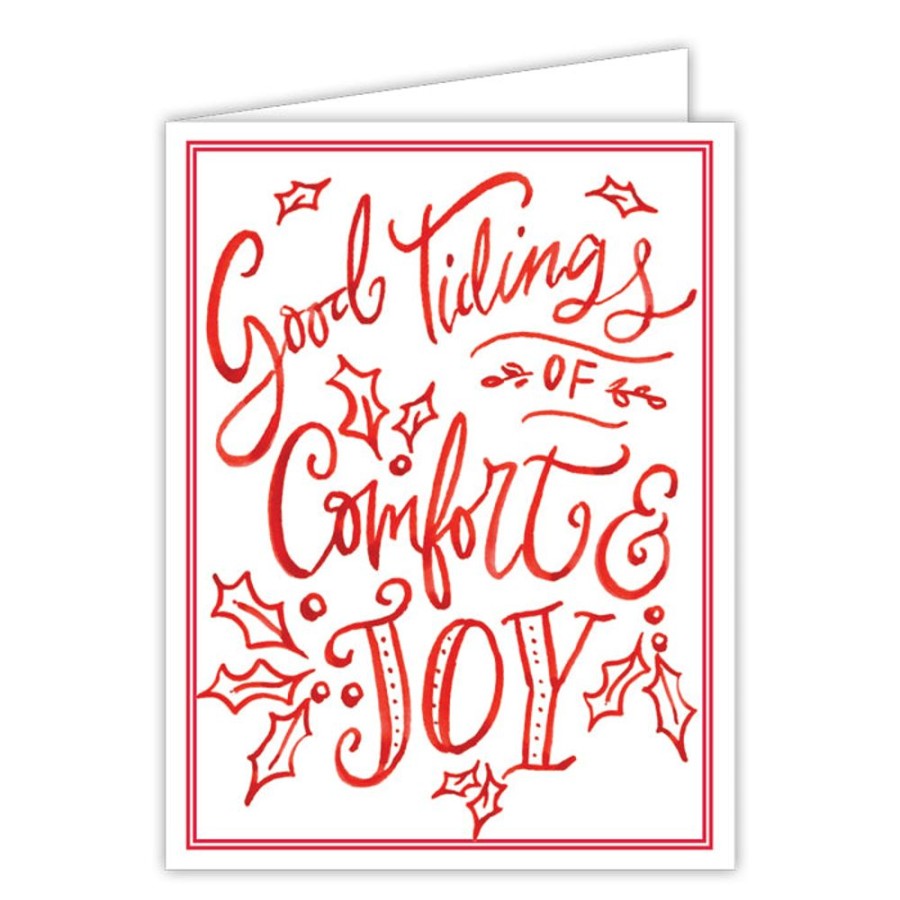 Invitations Rosanne Beck | Good Tidings Of Comfort & Joy Greeting Card