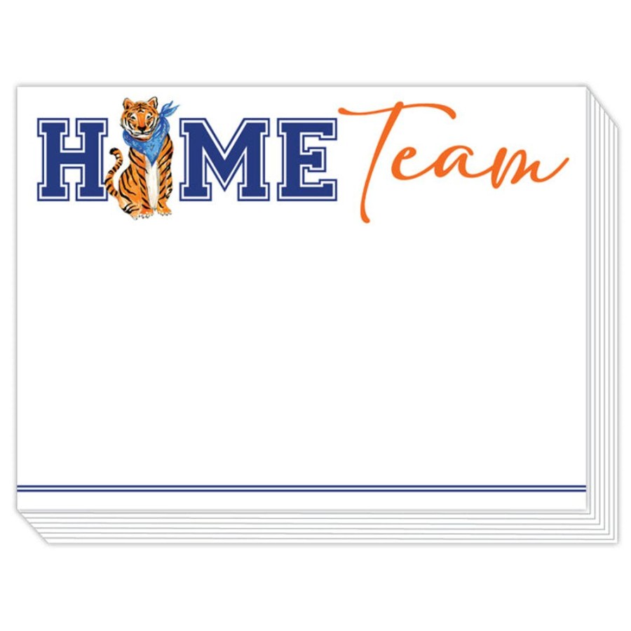 Seasonal Rosanne Beck | Orange & Blue Tiger Slab Pad