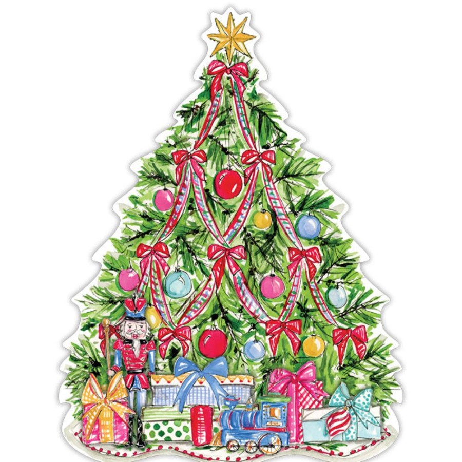 Seasonal Rosanne Beck | Traditional Christmas Tree Posh Die-Cut Placemat