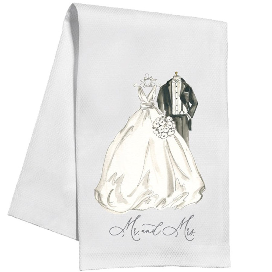 Invitations Rosanne Beck | Mr And Mrs Bride And Groom Kitchen Towel