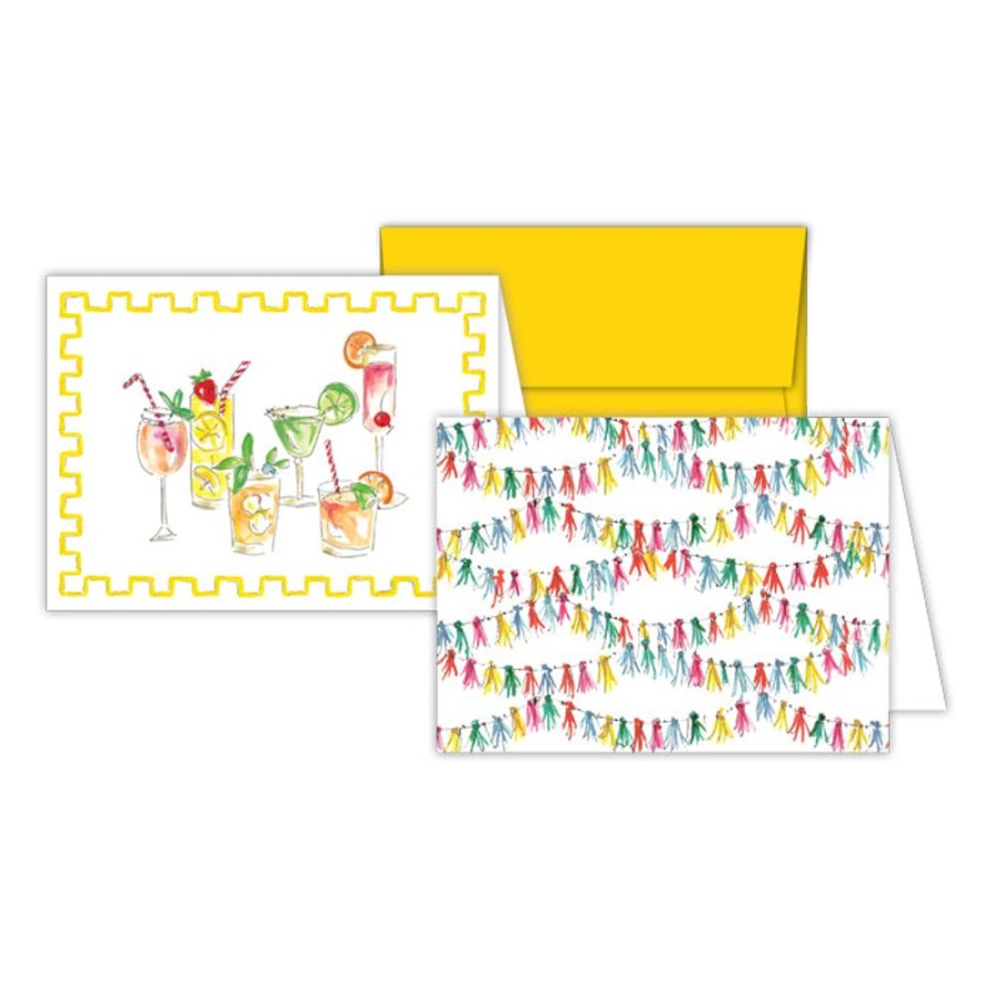 Notes & Pads Rosanne Beck | Tropical Cocktails And Festive Banners Stationery Notes