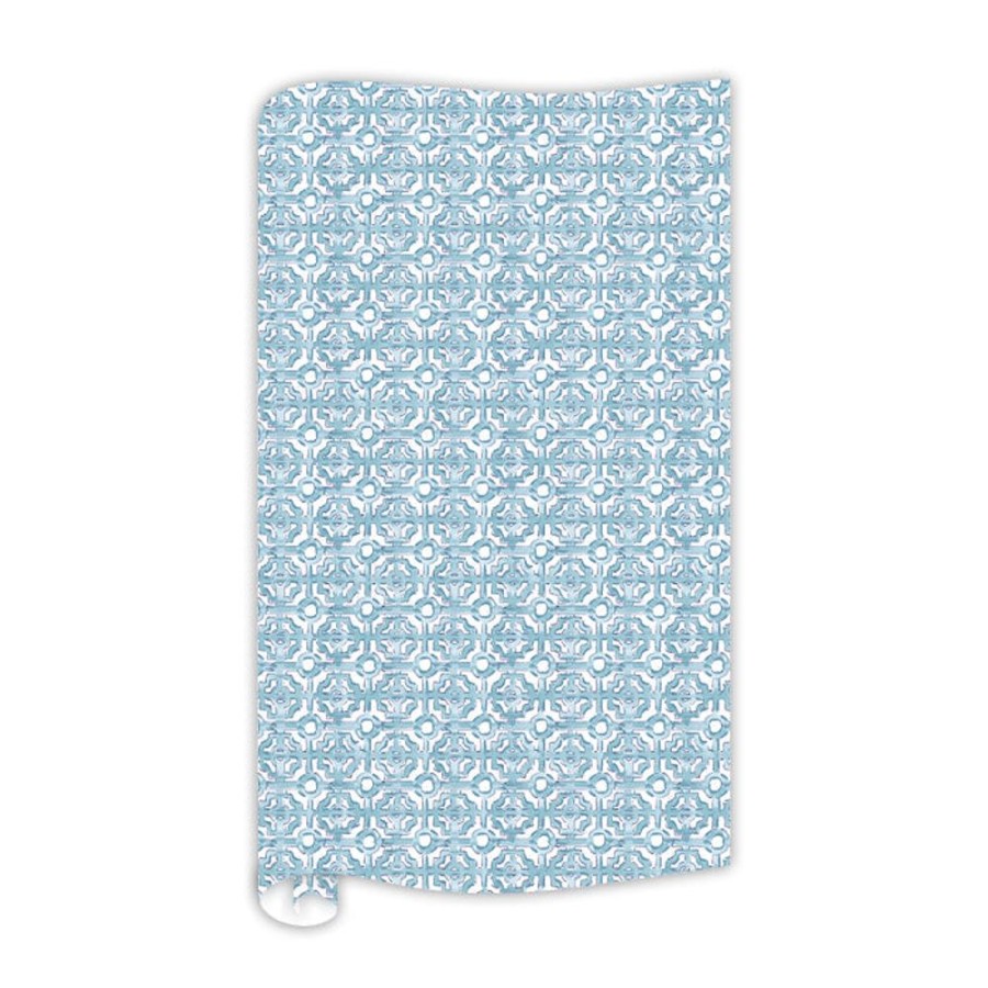 Seasonal Rosanne Beck | Blue Chippendale Gift Wrap