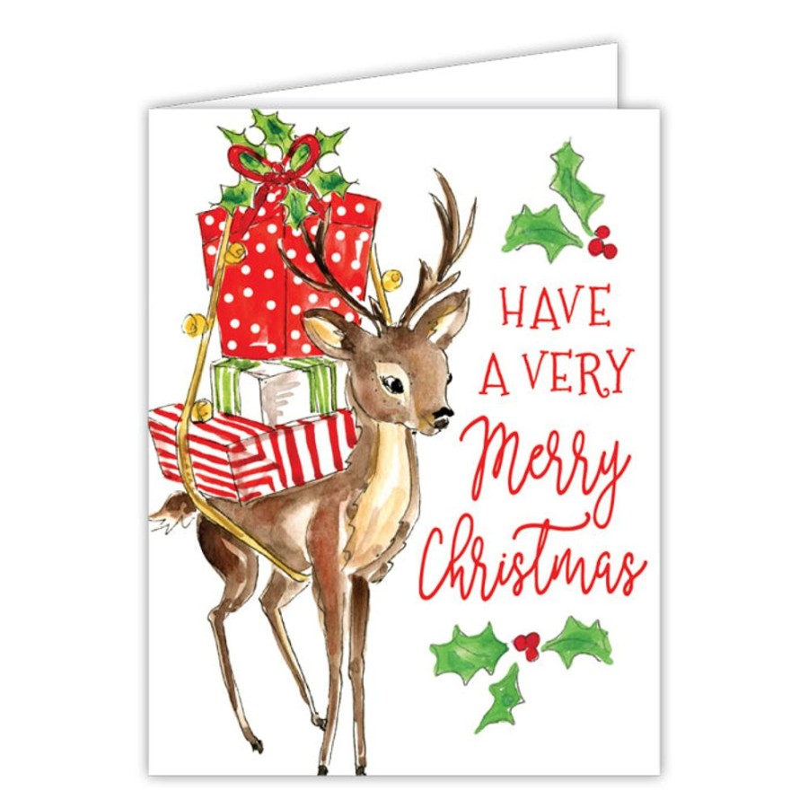 Seasonal Rosanne Beck | Have A Very Merry Christmas Greeting Card