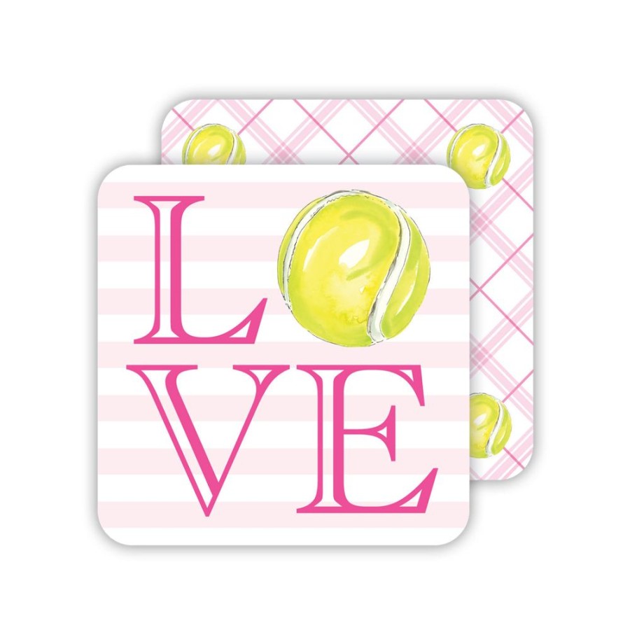 Home & Entertaining Rosanne Beck | Tennis Love Paper Coasters