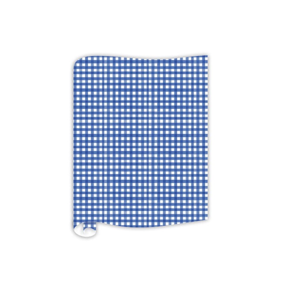 Seasonal Rosanne Beck | Blue Gingham Table Runner