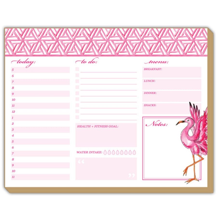 Notes & Pads Rosanne Beck | Flamingo Weekly Planner Luxe Planner