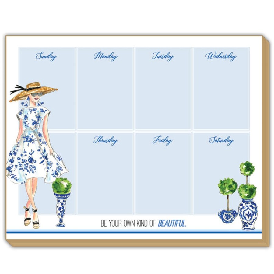 Notes & Pads Rosanne Beck | Be Your Own Kind Of Beautiful Fashionista Luxe Planner