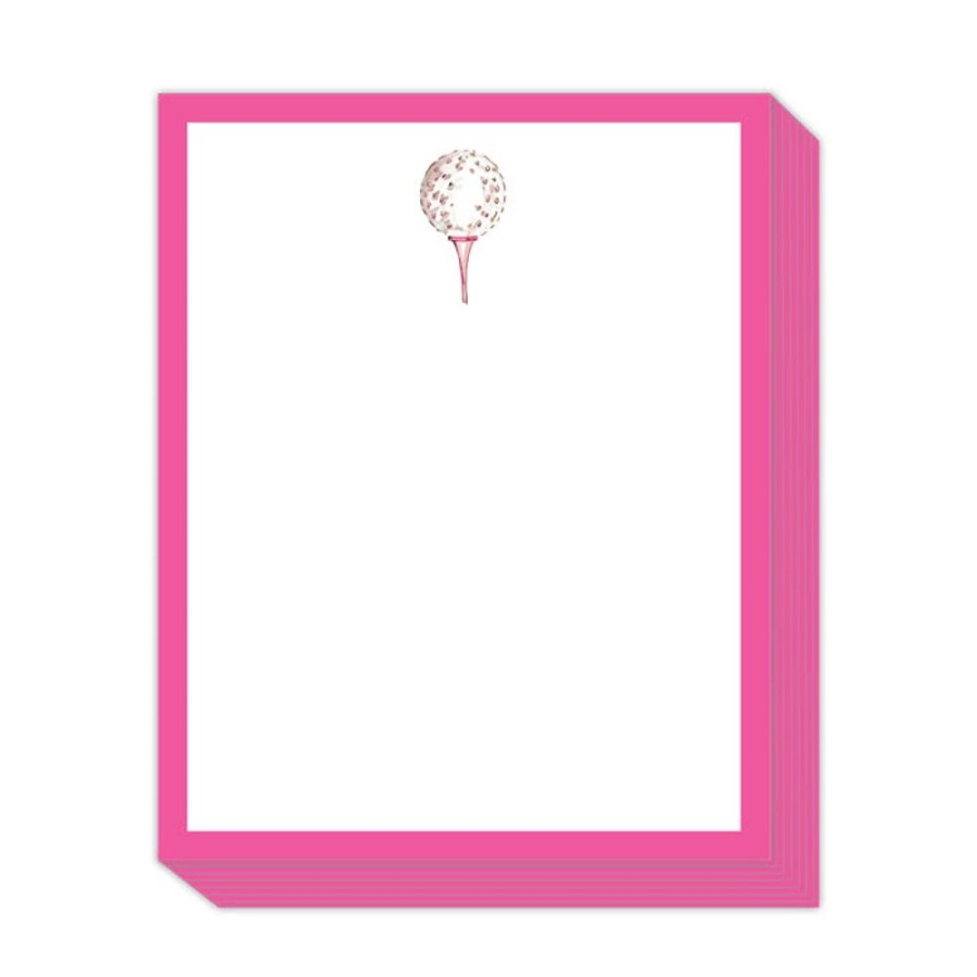 Notes & Pads Rosanne Beck | Pink Golf Ball Stack Pad