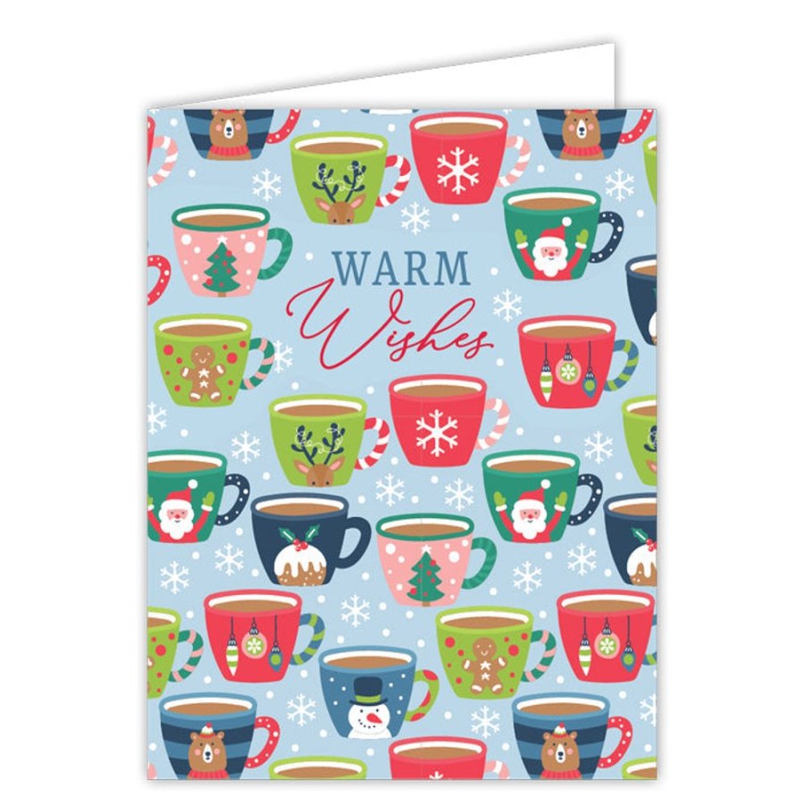 Seasonal Rosanne Beck | Warm Wishes Holiday Cups Greeting Card