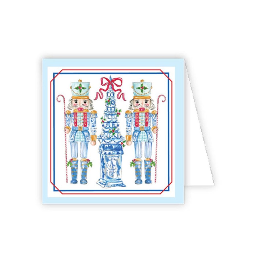 Seasonal Rosanne Beck | Chinoiserie Nutcrackers Enclosure Card