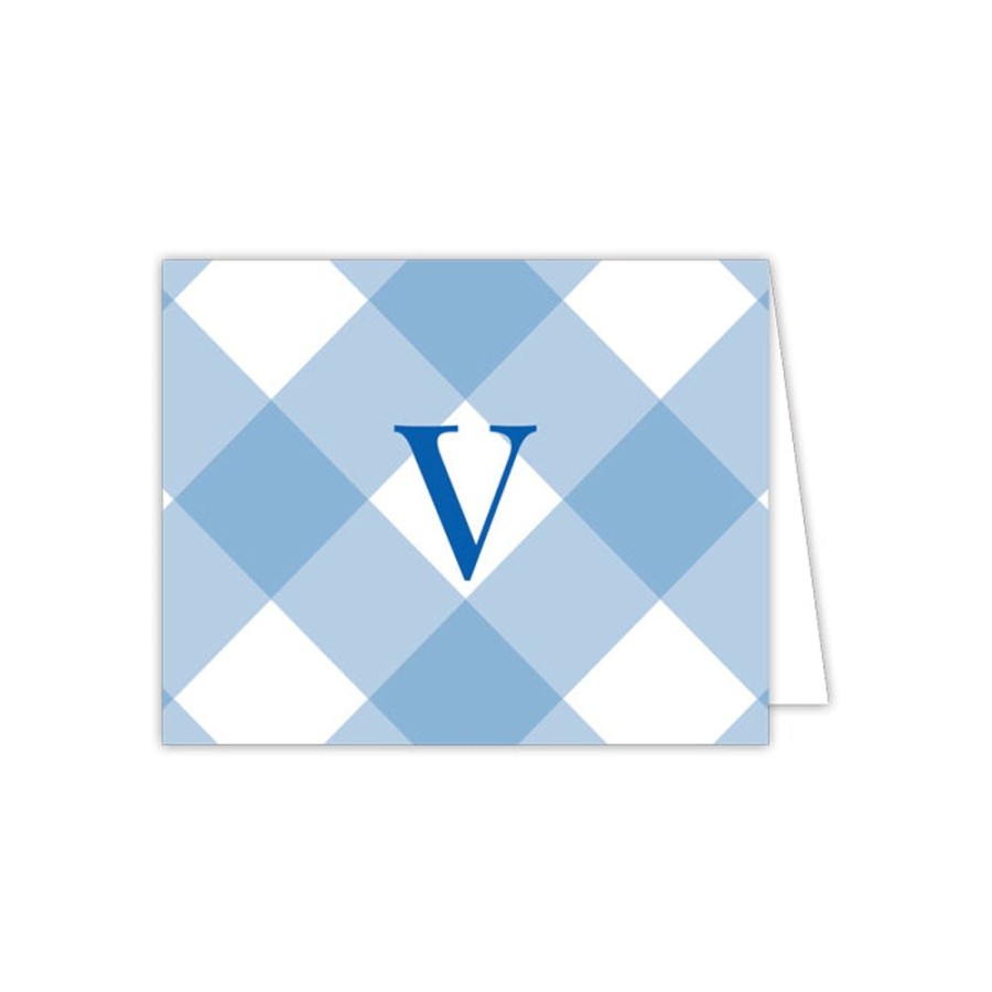 Monograms Rosanne Beck | Buffalo Check V Enclosure Card