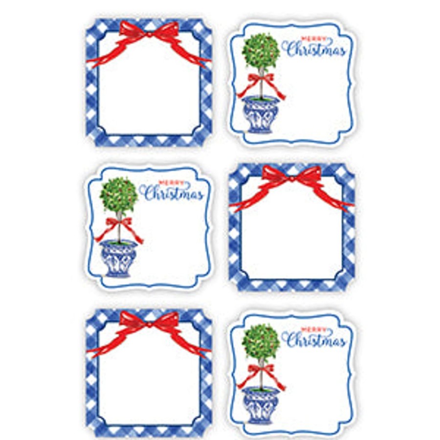 Seasonal Rosanne Beck | Christmas Topiary Die-Cut Stickers