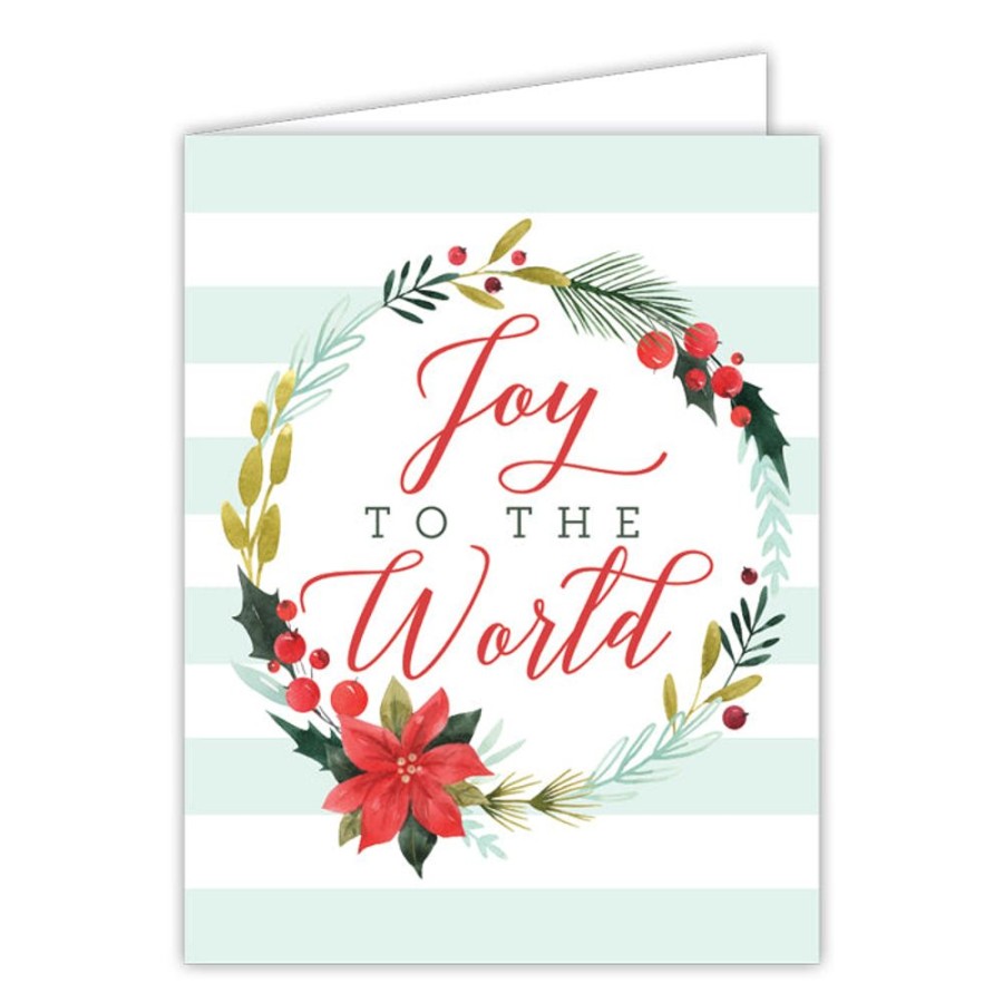 Seasonal Rosanne Beck | Joy To The World Greeting Card