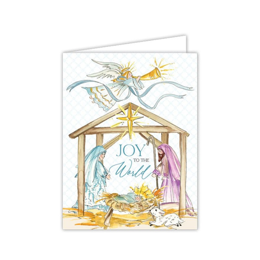 Seasonal Rosanne Beck | Nativity Scene Greeting Card