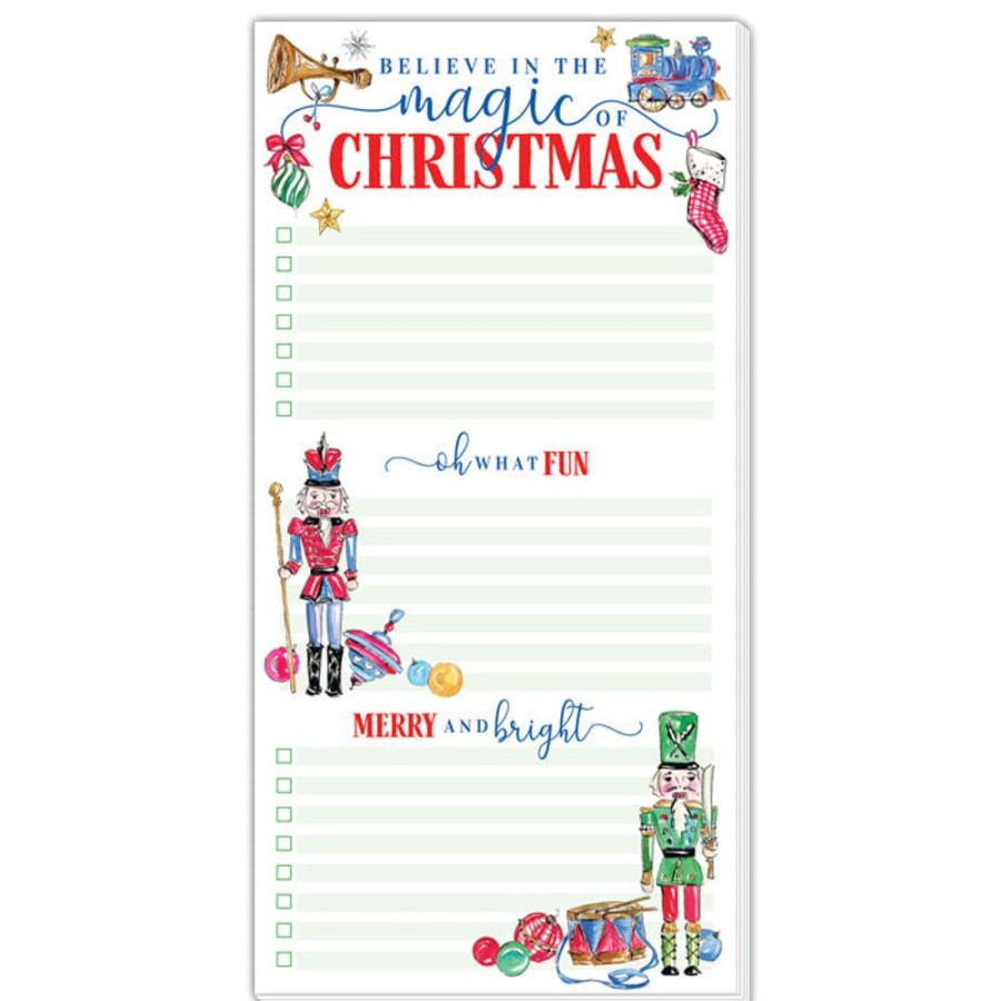 Seasonal Rosanne Beck | Traditional Christmas Toys Oversized Pad