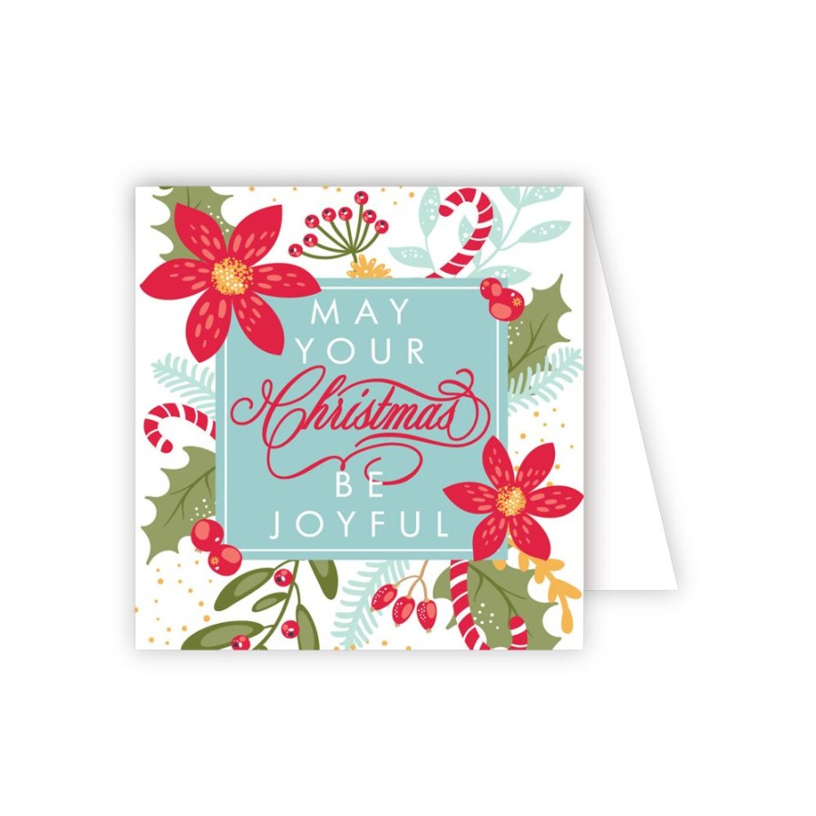 Seasonal Rosanne Beck | May Your Christmas Be Joyful Enclosure Card