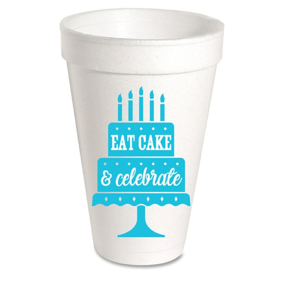 Home & Entertaining Rosanne Beck | Eat Cake & Celebrate Styrofoam Cup