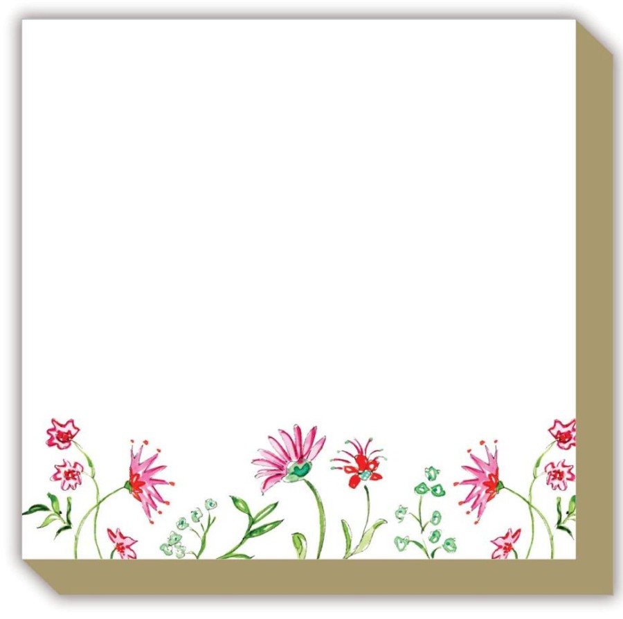 Notes & Pads Rosanne Beck | Mixed Floral Pink Luxe Notepad